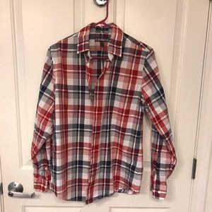 Express Men’s Plaid Shirt Modern Fit Size S